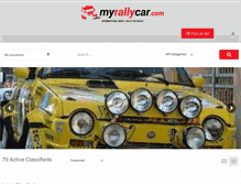 Tablet Screenshot of myrallycar.com